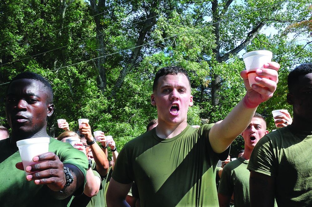 Fort Lee Marines honor 'Chesty' Pulller with 64-mile run to his hometown