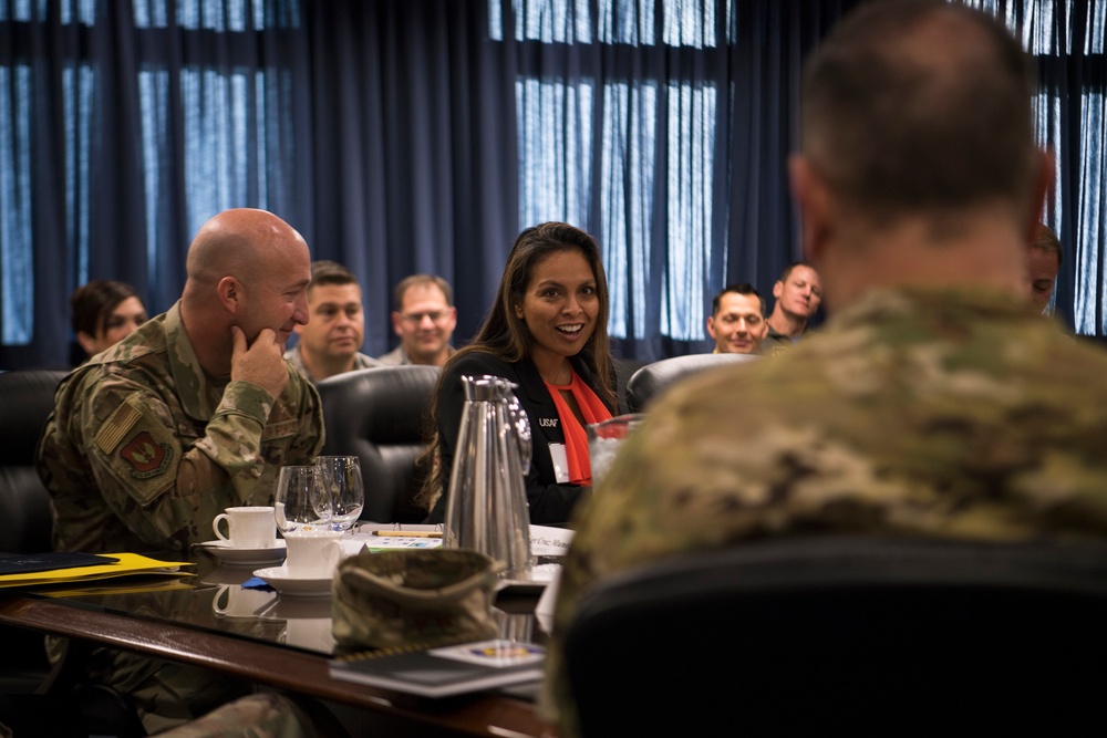 Third Air Force leadership visits Ramstein