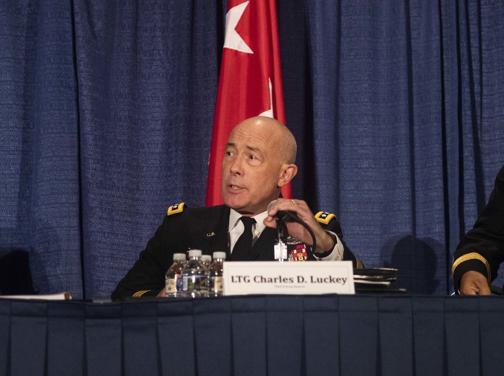 Lt. Gen. Charles Luckey at AUSA