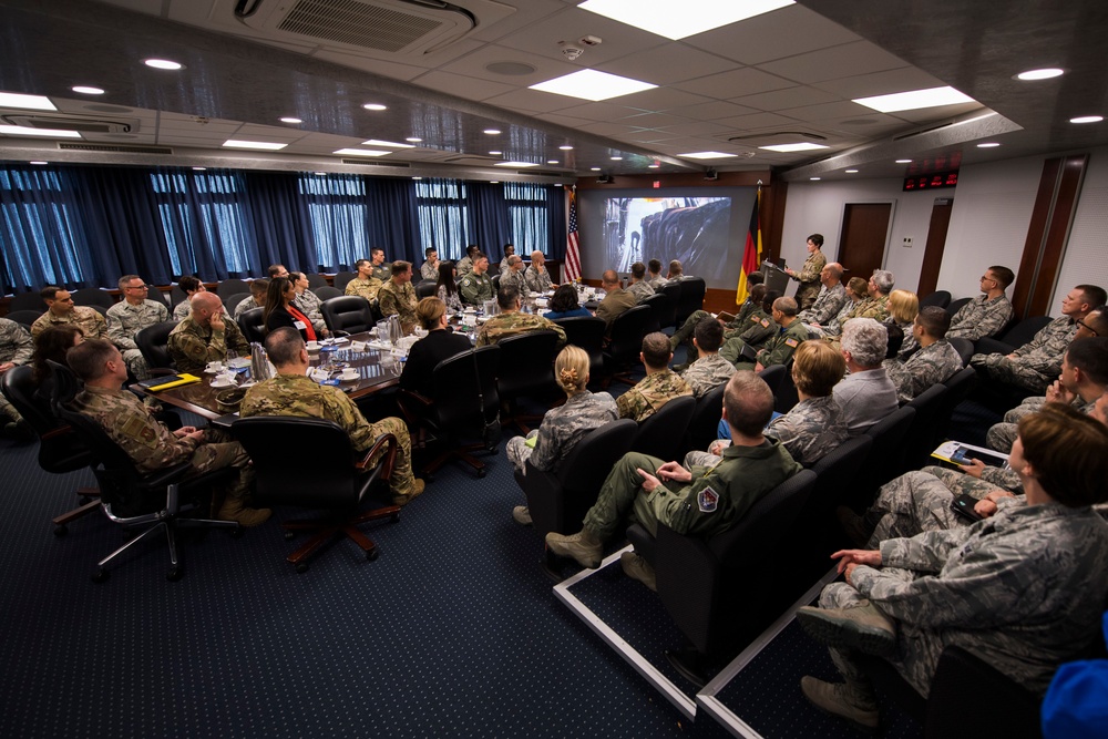 Third Air Force leadership visits Ramstein