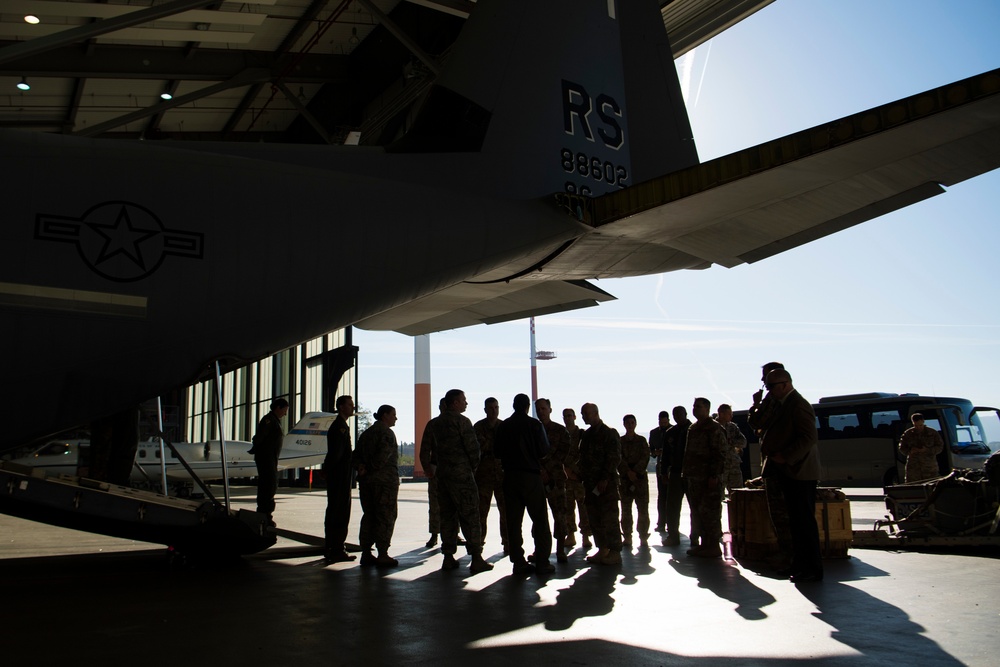 Third Air Force leadership visits Ramstein