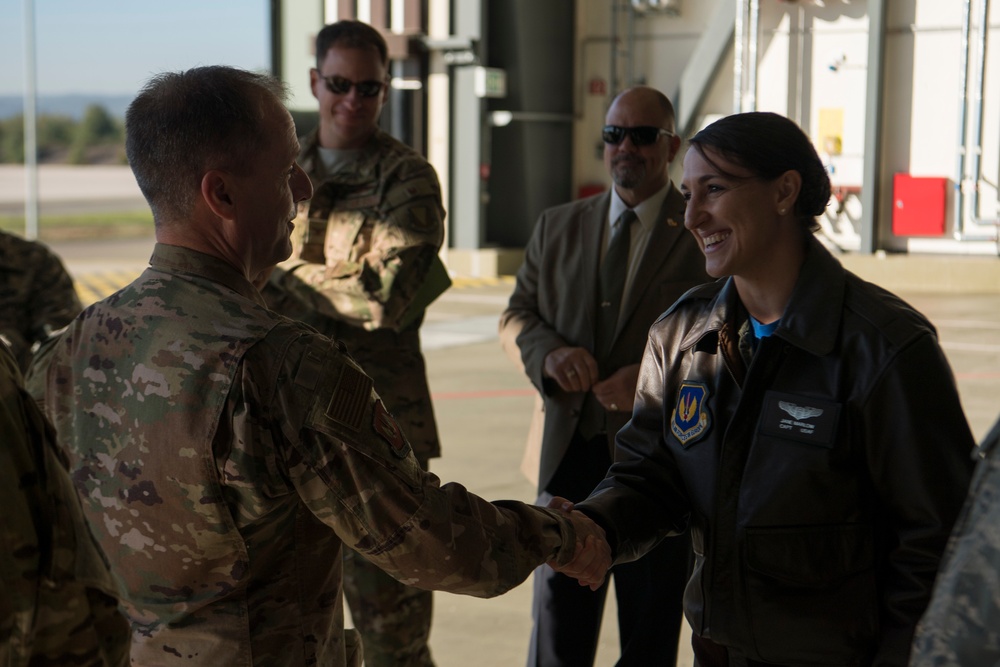 Third Air Force leadership visits Ramstein