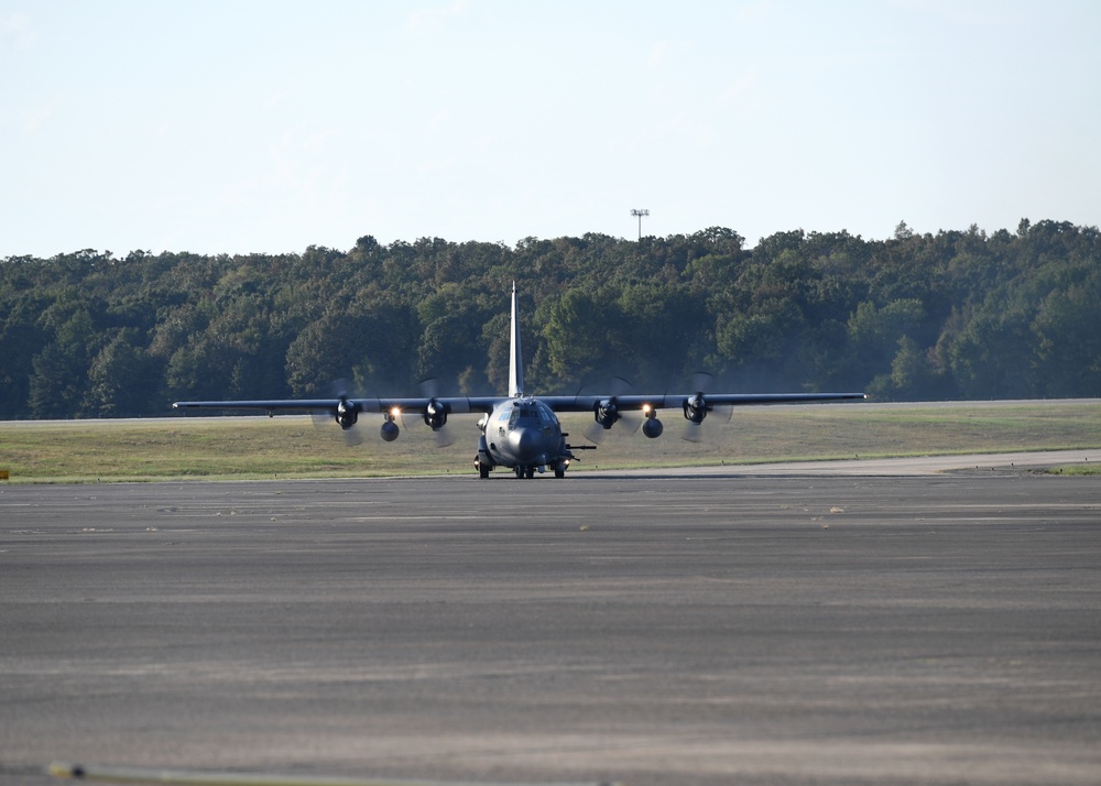 Little Rock AFB accepts military aircraft in response to Hurricane Michael