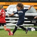 HMS soccer action
