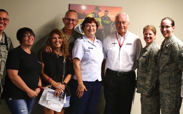 A night at the races representing Air Force Reserve