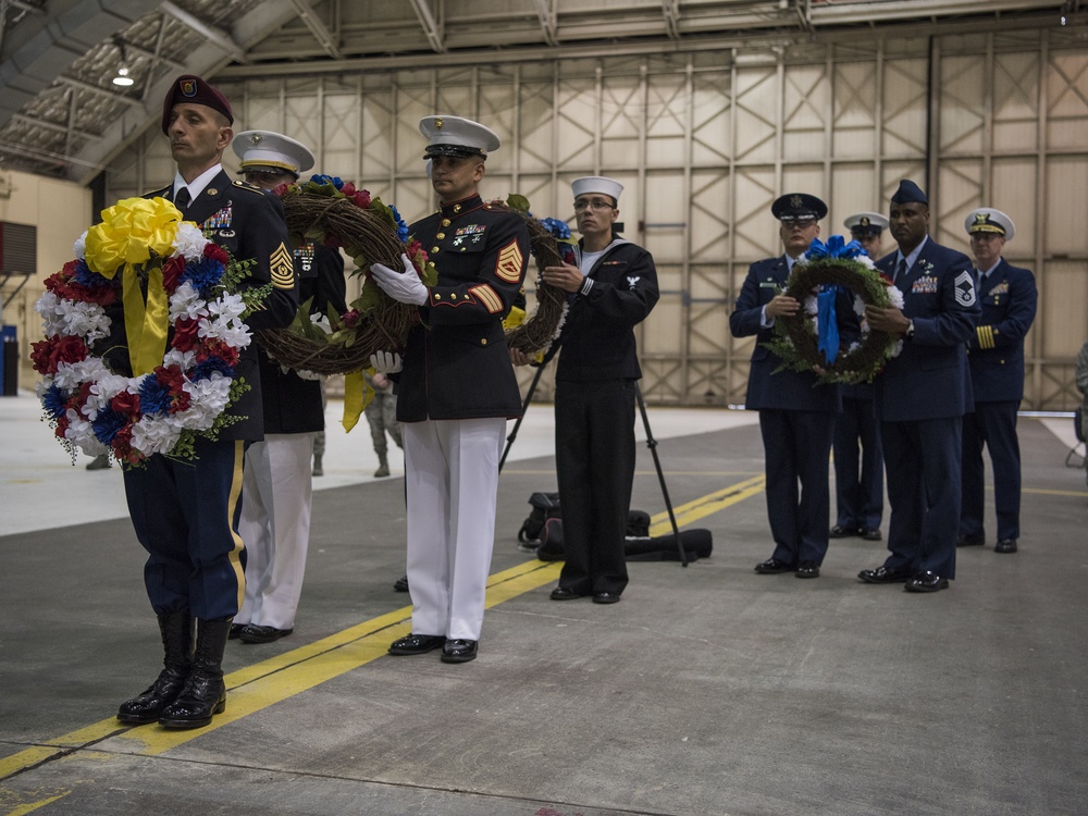 JBER commemorates POW/MIA through ceremony, ruck march and ASYMCA of Alaska food drive