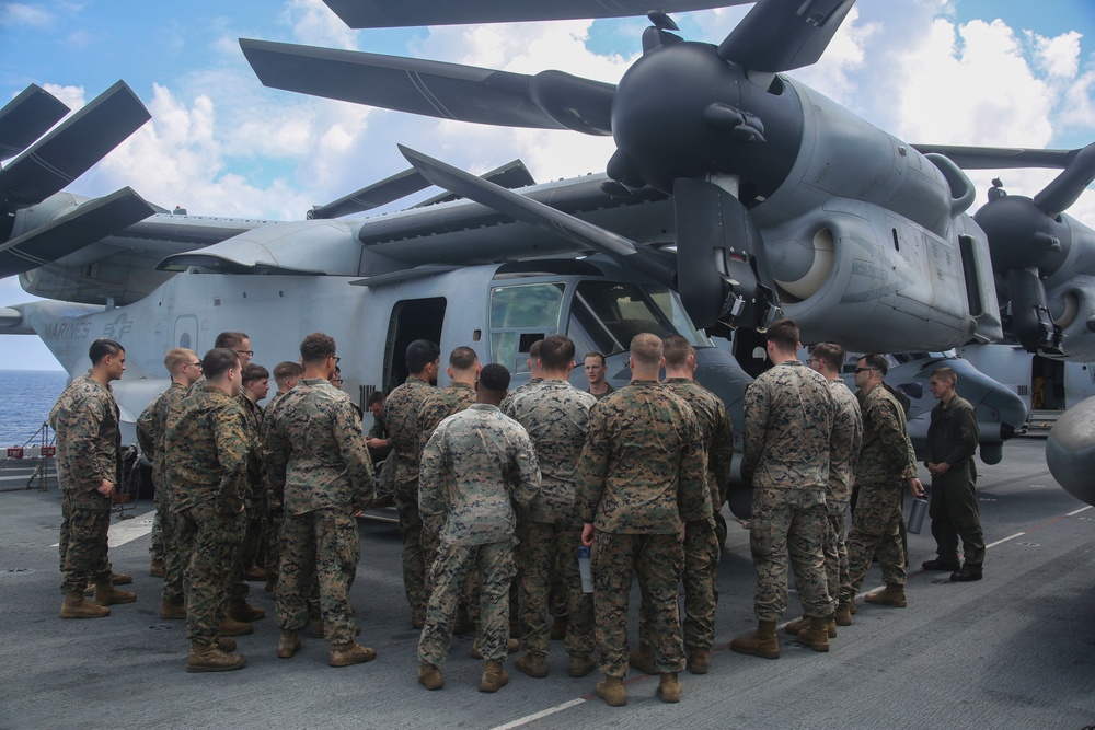 DVIDS - Images - Fox Co. Marines learn aircraft knowledge [Image 3 of 10]