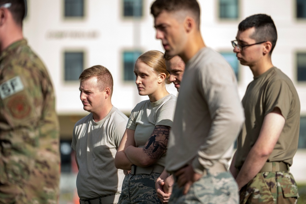 JBER defenders conduct oleoresin capsicum (OC) spray training