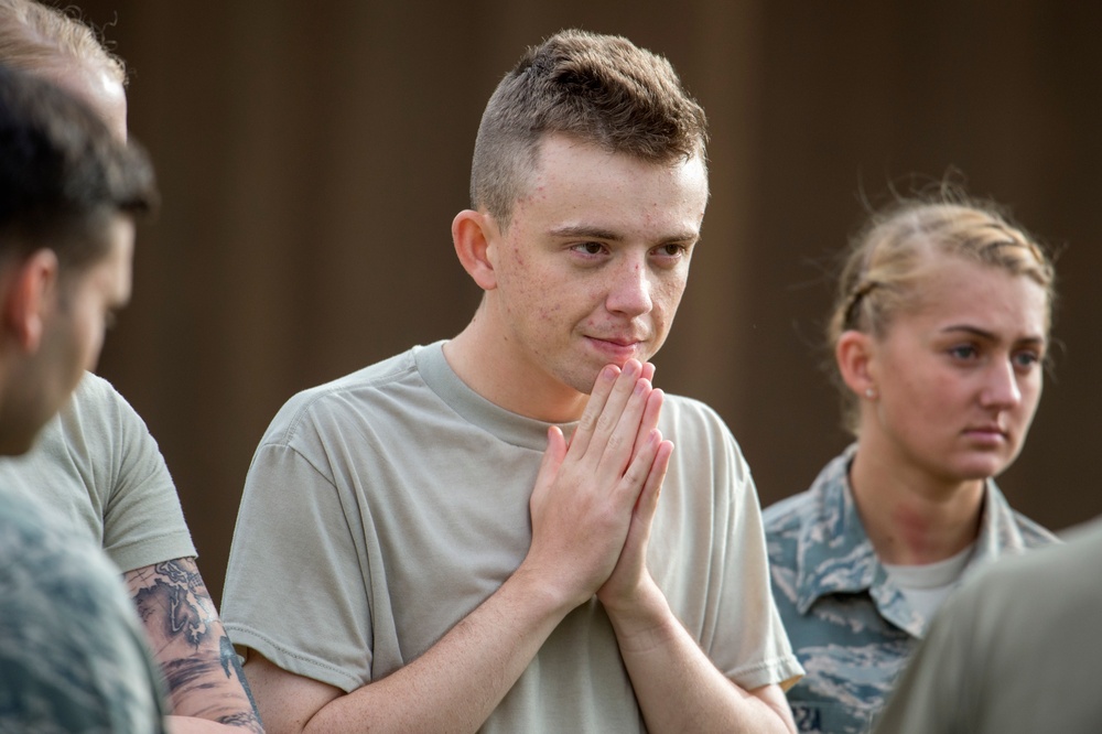 JBER defenders conduct oleoresin capsicum (OC) spray training