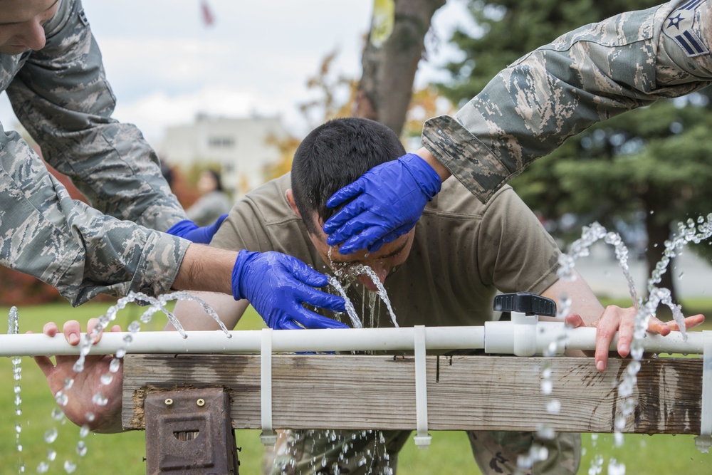 JBER defenders conduct oleoresin capsicum (OC) spray training