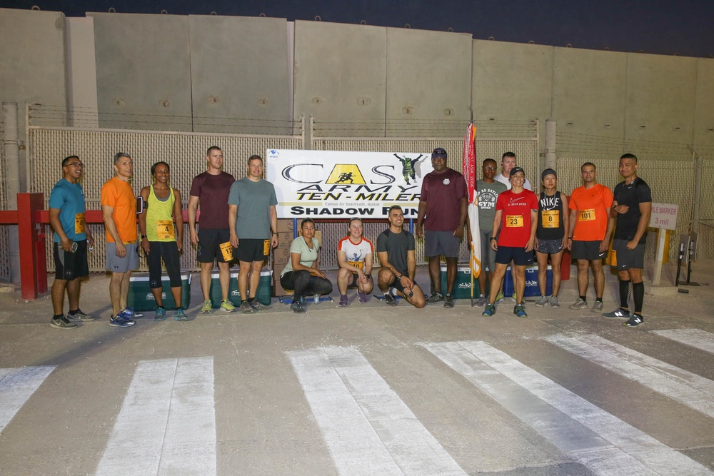 Camp As-Sayliyah Hosts Army Ten-Miler Shadow Run