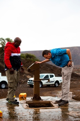 Army Civil Affairs investigates Ribta village Well