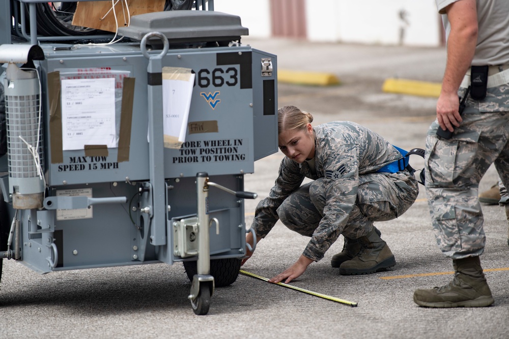 130th Airlift Wing performs base exercise