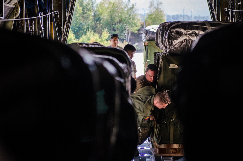 Missouri C-130's support Saber Junction 18