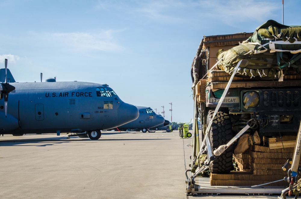 Missouri C-130's support Saber Junction 18