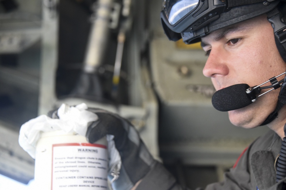 Coast Guard conducts Hurricane Michael overflight assessment of affected areas near Apalachicola, Fla.