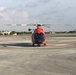 Coast Guard helicopter crew pre-stages in Tallahassee