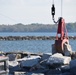 Buffalo District repairs the Oswego Harbor west breakwater