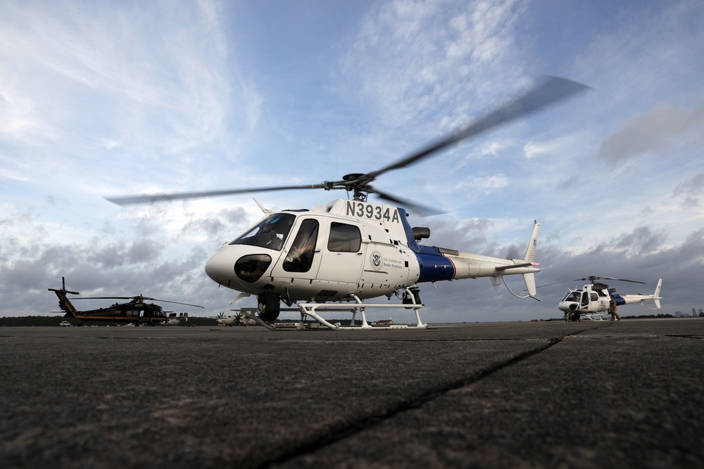 CBP AMO responds following landfall of Hurricane Michael