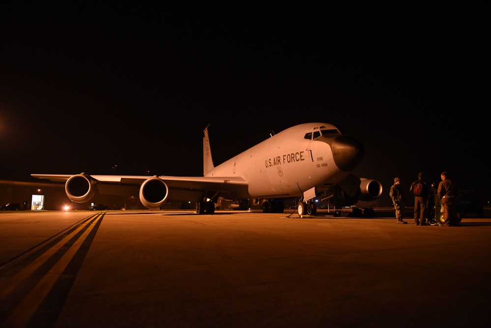 Bloody Hundredth KC-135 supports Clear Sky exercise