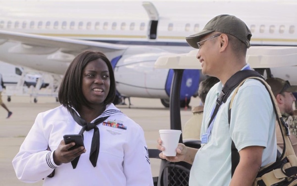 NHHC Public Affairs staff at 2018 NAS Oceana Air Show