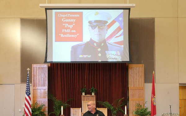 Gunnery Sgt. Nick Popaditch guest speaker at MCAS Miramar