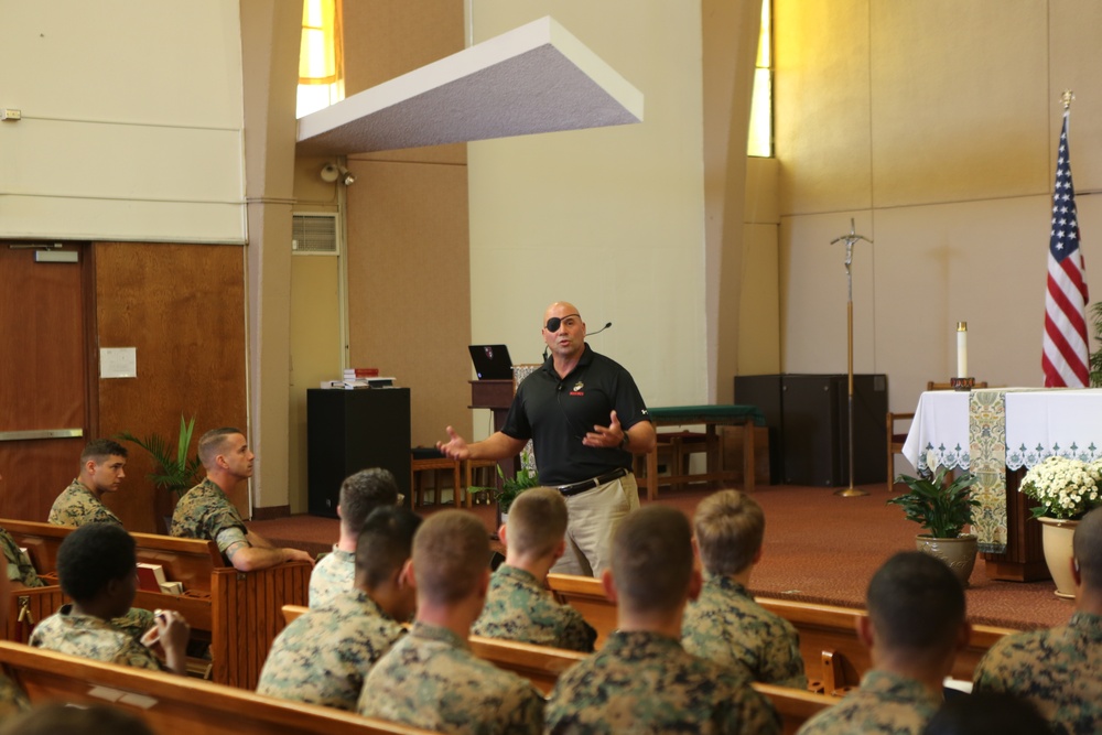 Gunnery Sgt. Nick Popaditch guest speaker at MCAS Miramar