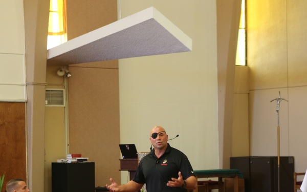 Gunnery Sgt. Nick Popaditch guest speaker at MCAS Miramar