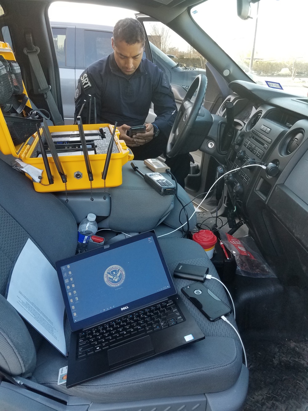 CBP SRT establishes a mobile command center