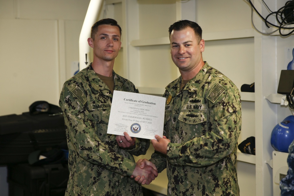 Security Reaction Force Bravo Class Graduation