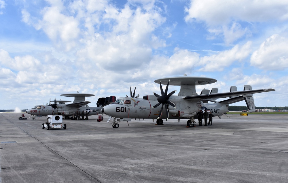 Norfolk based aircraft stands by for Hurricane Michael relief