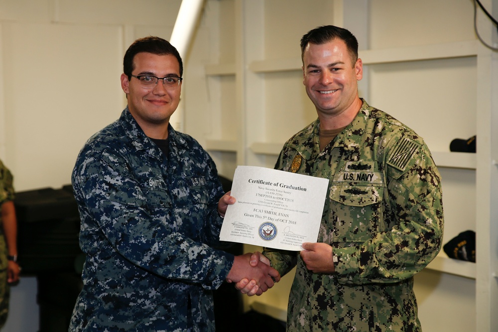 Security Reaction Force Bravo Class Graduation