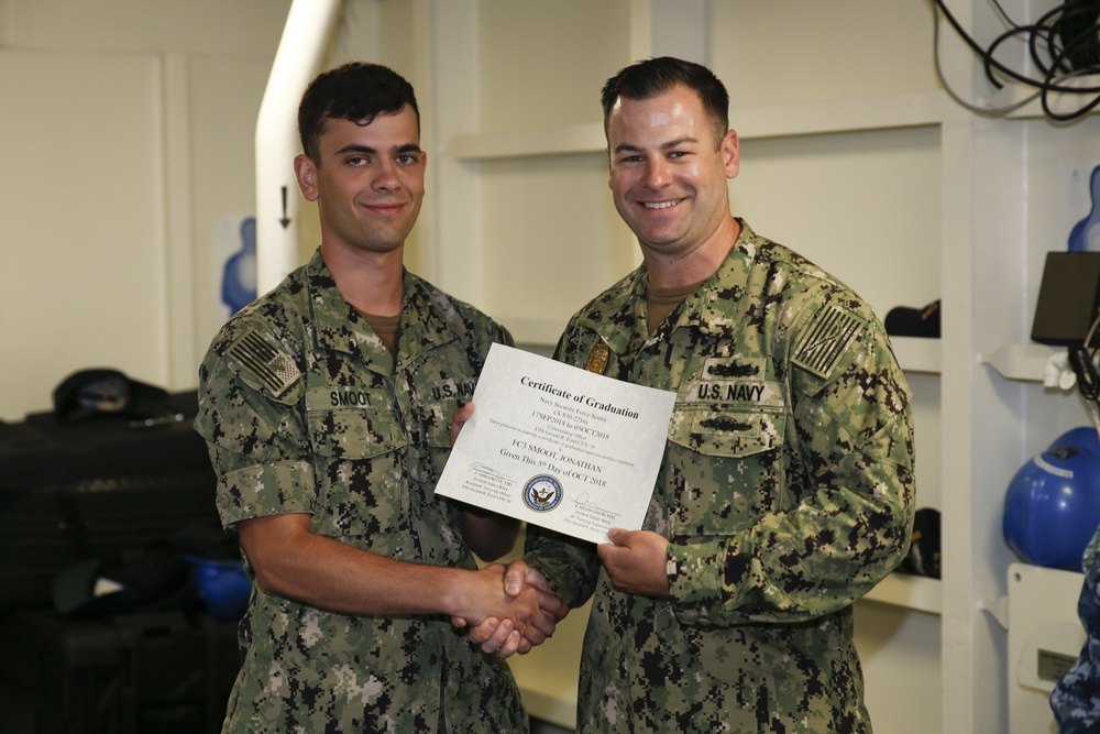 Security Reaction Force Bravo Class Graduation