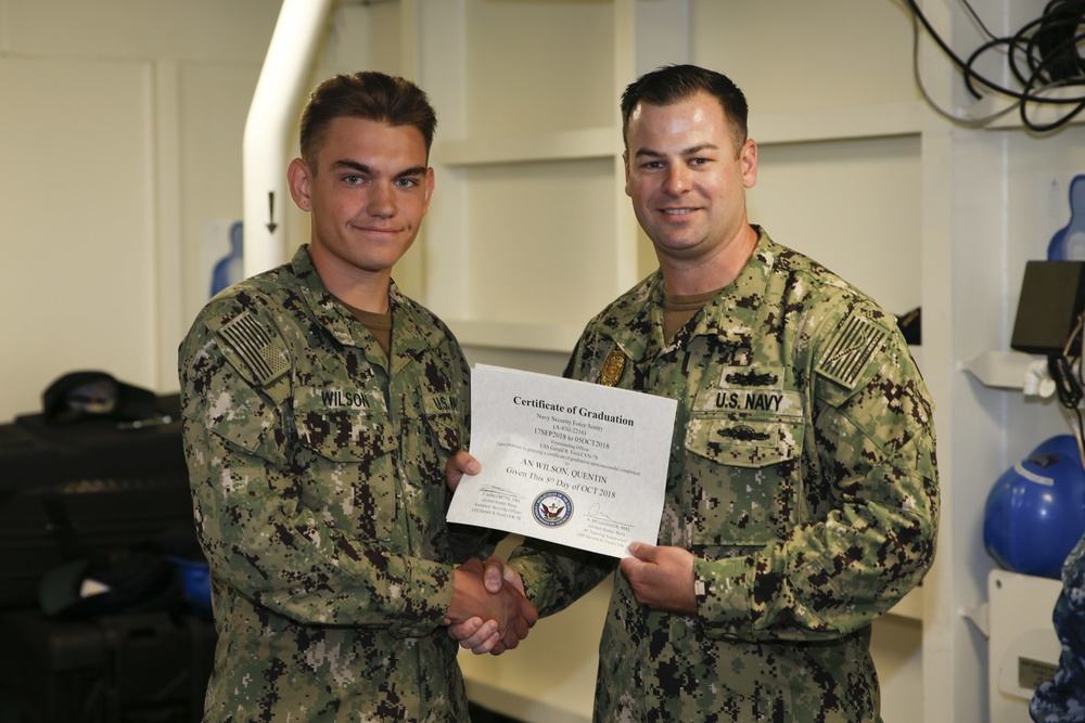 Security Reaction Force Bravo Class Graduation