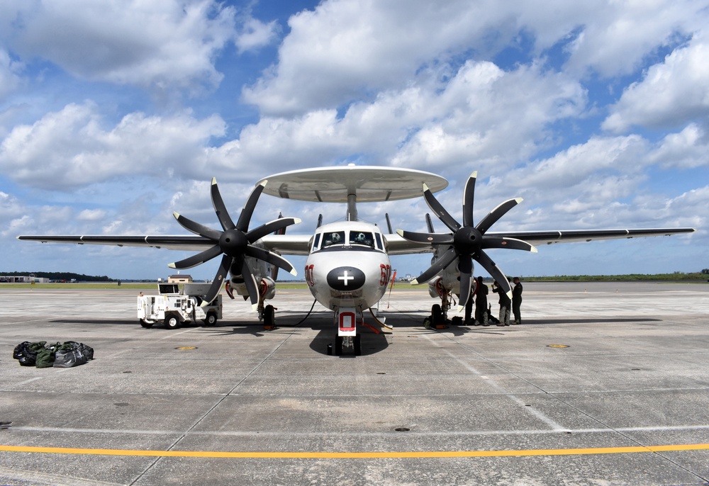 Norfolk based aircraft stands by for Hurricane Michael relief