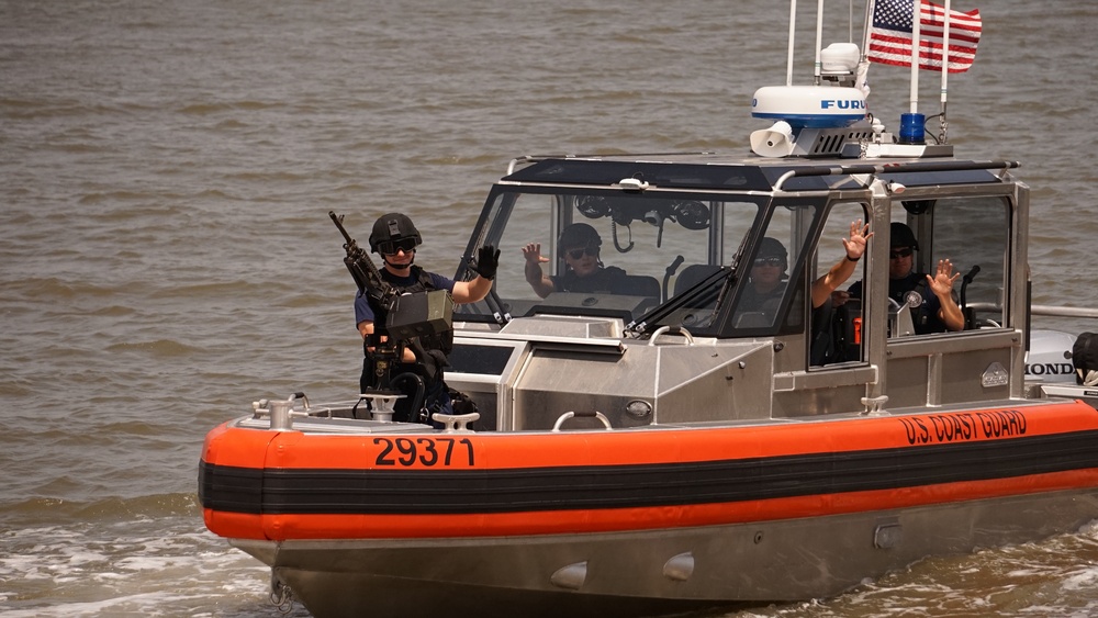 Coast Guard units enforce security zones