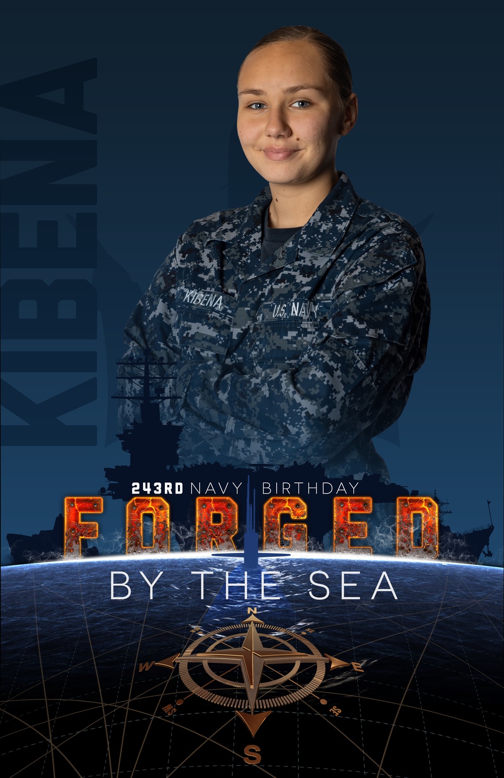 Navy 243rd Birthday - Forged by the sea