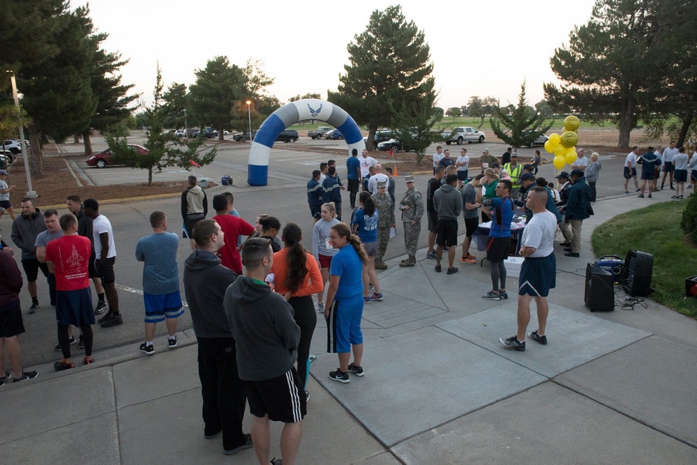 The 366 Force Support Squadron hosts a 5k run