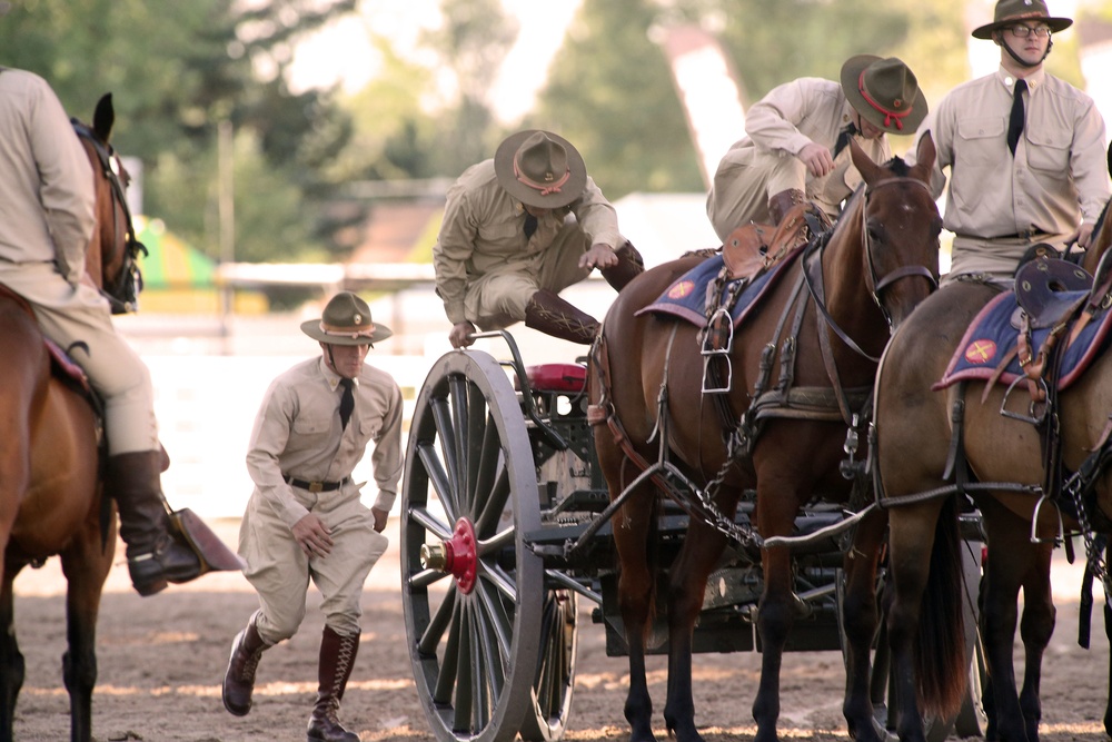 Fort Sill Half Section thrills Cheyenne audiences