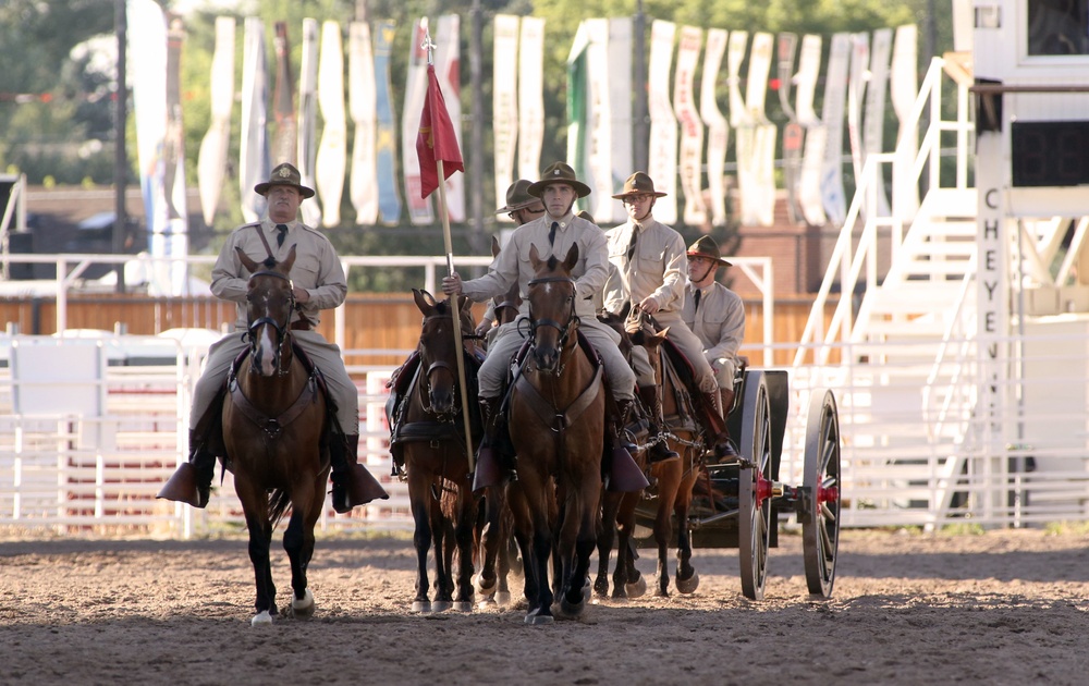 Fort Sill Half Section thrills Cheyenne audiences