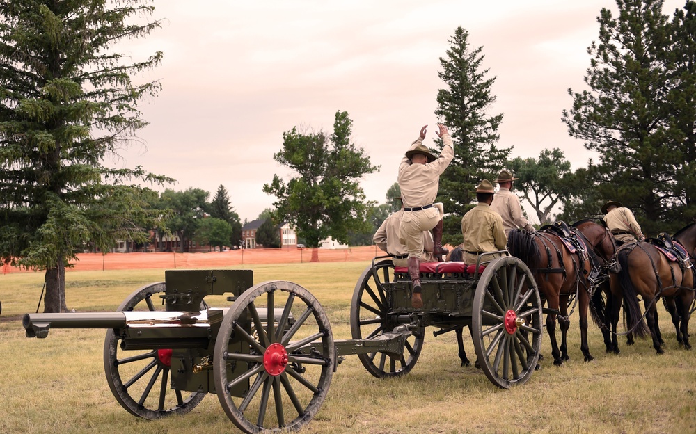 Fort Sill Half Section thrills Cheyenne audiences