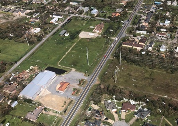 CBP AMO surveys the damage wrought by Hurricane Michael