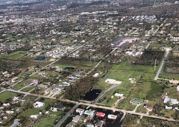 CBP AMO surveys the damage wrought by Hurricane Michael