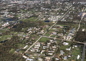 CBP AMO surveys the damage wrought by Hurricane Michael