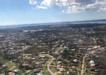 CBP AMO surveys the damage wrought by Hurricane Michael