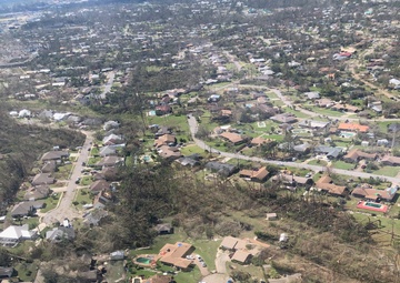 CBP AMO surveys the damage wrought by Hurricane Michael