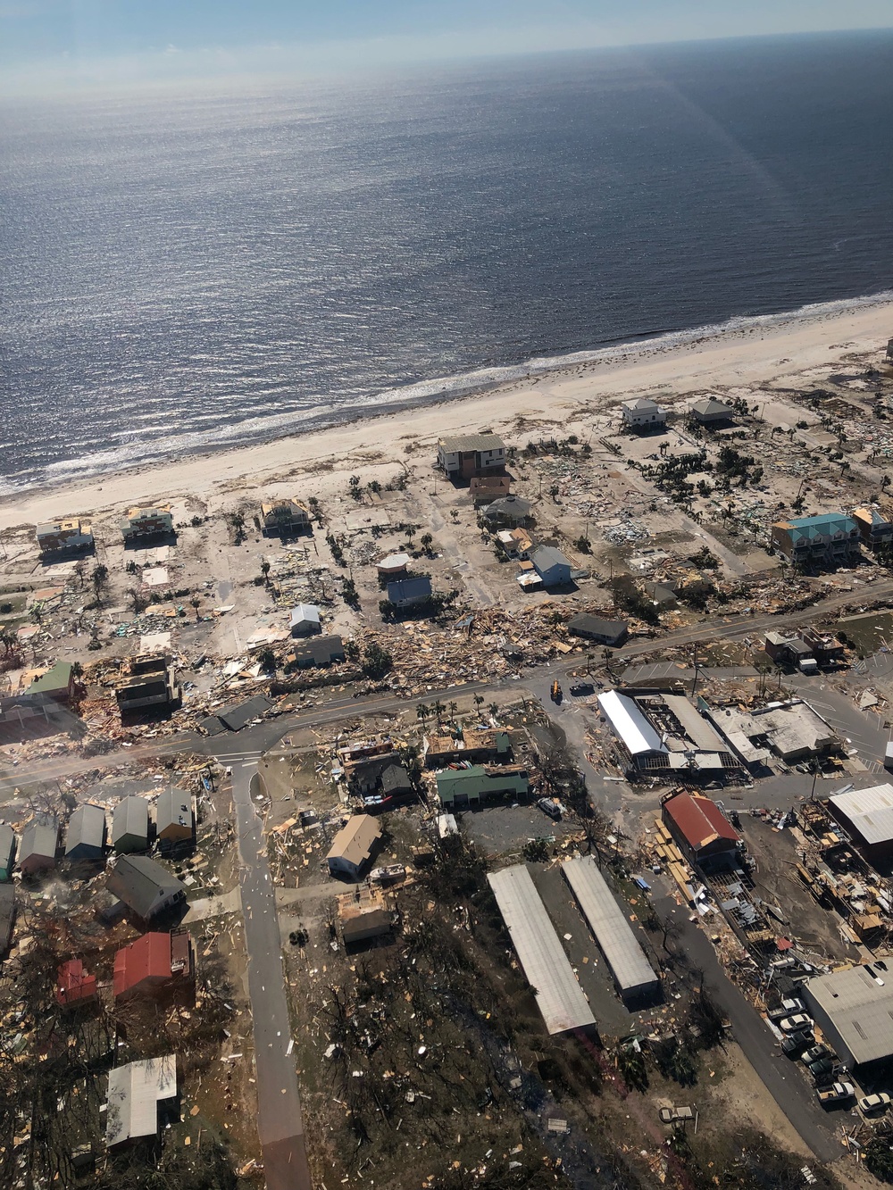 CBP AMO surveys the damage wrought by Hurricane Michael