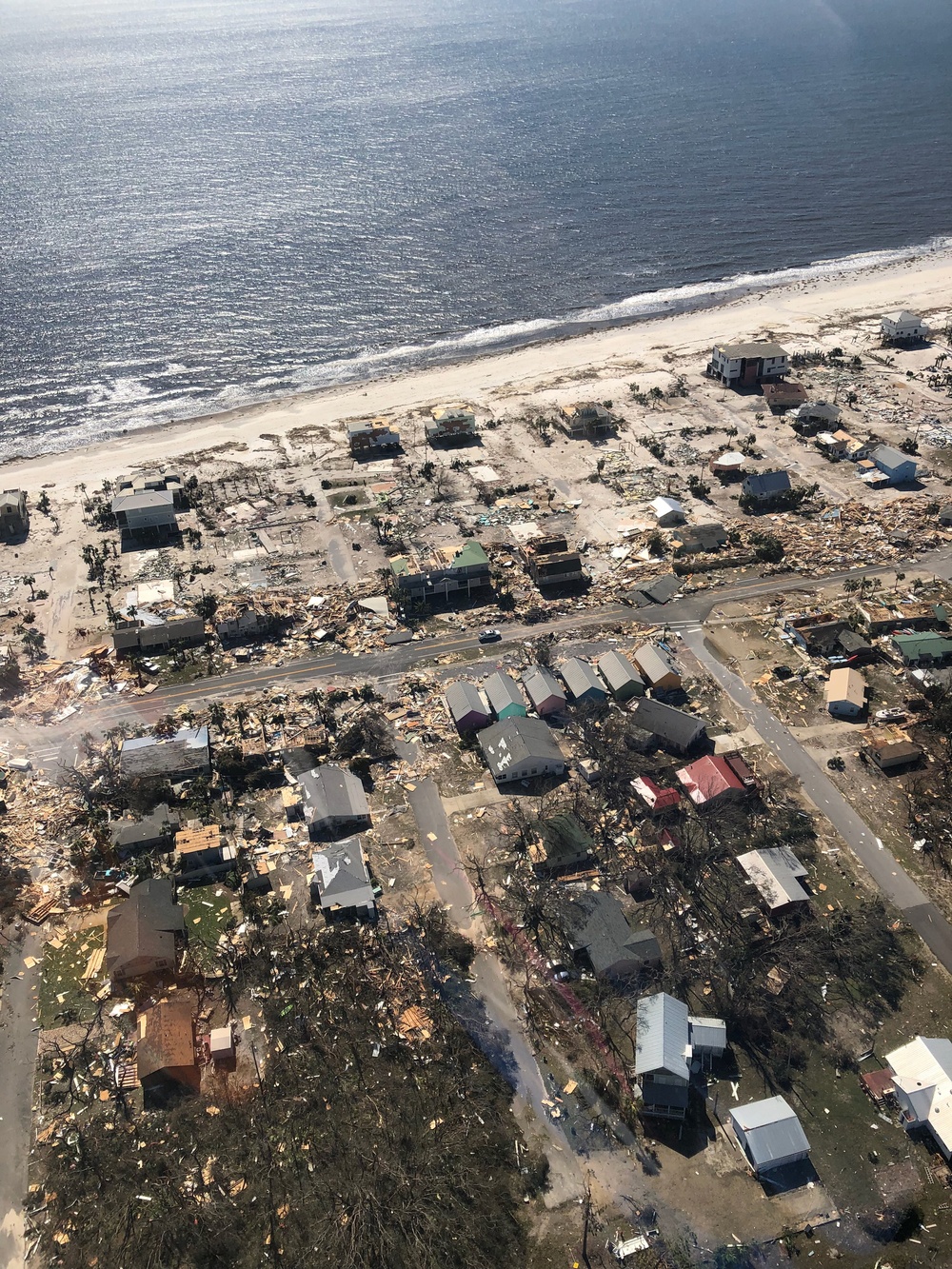 CBP AMO surveys the damage wrought by Hurricane Michael