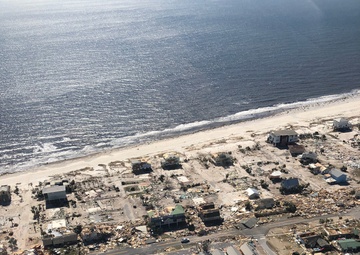 CBP AMO surveys the damage wrought by Hurricane Michael