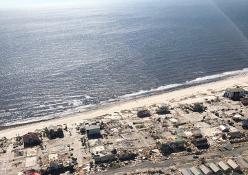 CBP AMO surveys the damage wrought by Hurricane Michael
